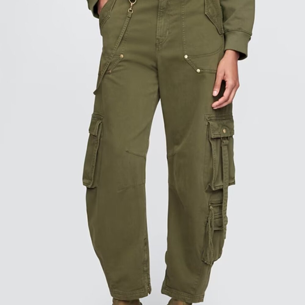 Gap × Cult Gaia Cargo Barrel Pants - new with tags - Picture 7 of 15